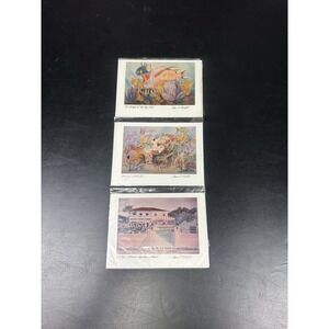 Vintage Pam E Webb Tropical Photo Print Greeting Cards With Envelope Lot Of 3